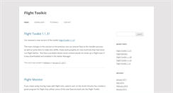 Desktop Screenshot of flighttoolkit.com